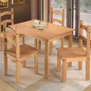 JUEGO DE COMEDOR MADERA MACIZA 4 SILLAS JC2024 - Mesas de comedor, Uruguay | Alfa Ventas, vista 2 de 2
