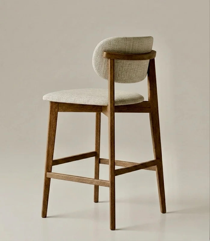 BANQUETA AXIS CARVALHO Y BEIGE CLARO T424C en Calvalho - Muebles, Uruguay | Indrana, vista 11