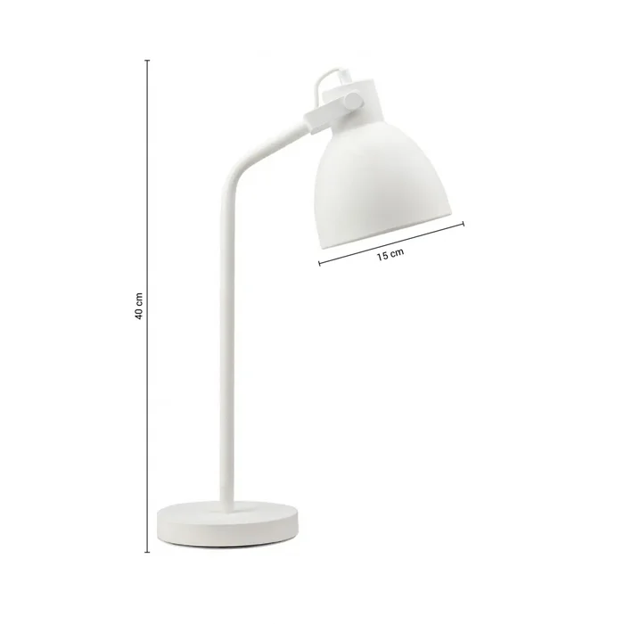 Lámpara de Mesa Pixar Blanco en Blanco - Lámparas de mesa, Uruguay | Serlux, vista 5