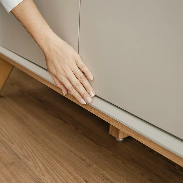 Aparador Recibidor Aura 140cm - Patas en madera maciza en Beige - Aparadores y recibidores, Uruguay | Balton, vista 10