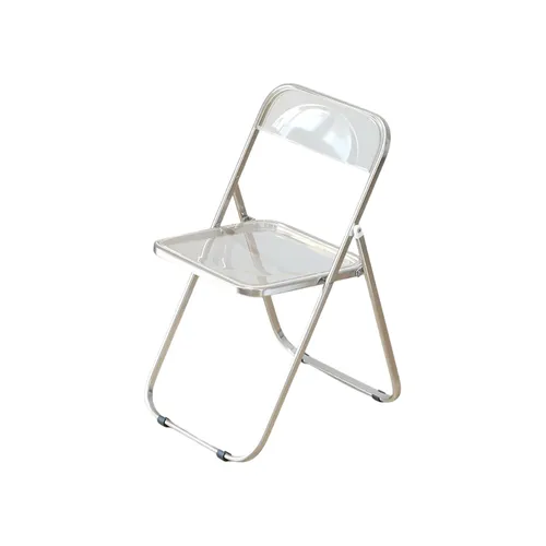Silla Plia Plegable Acrílico y Aluminio – Negra - Sillas, Uruguay | Berna home