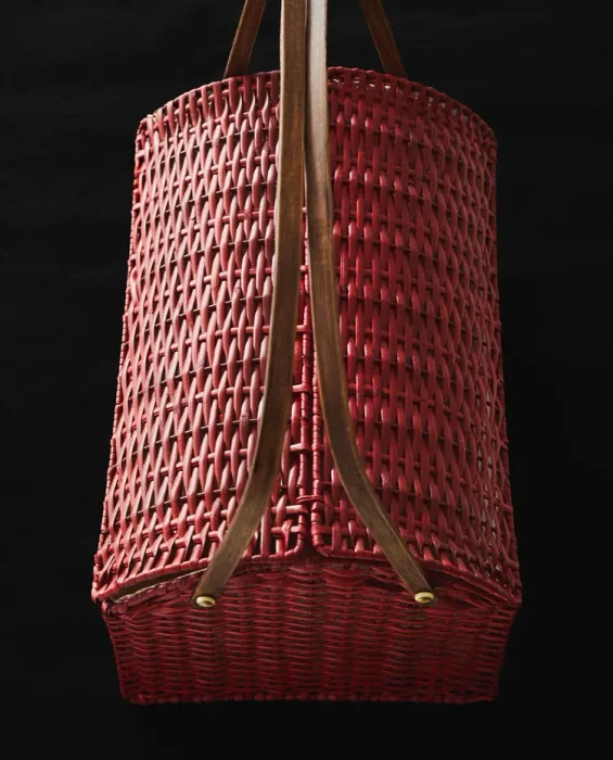 CESTA PICNIC RATÁN en Rojo - Canastos, Uruguay | Zara Home