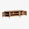 Mueble TV Licia 160 x 55 cm de madera maciza de mango en Madera natural - Muebles para TV, Uruguay | Kavehome, vista 5 de 7