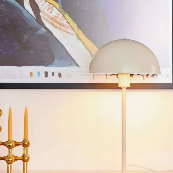 Luminaria De Mesa Mushroom Blanco en Blanco - Lámparas de mesa, Uruguay | Serlux, vista 6