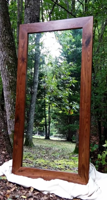 Espejo Rectángulo en Madera natural - Espejos, Uruguay | Tree House Deco, vista 5