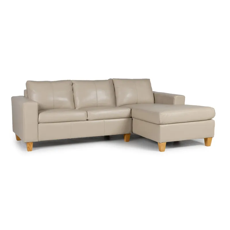 Rinconera Royale - Cuero Básico - Chaise Derecho - 519 (Beige) en Beige - Sillones y sofás, Uruguay | NYR