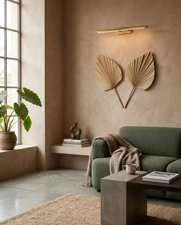 Hoja Modelo Junco en Madera natural - Decoración de pared, Uruguay | Indrana, vista 2