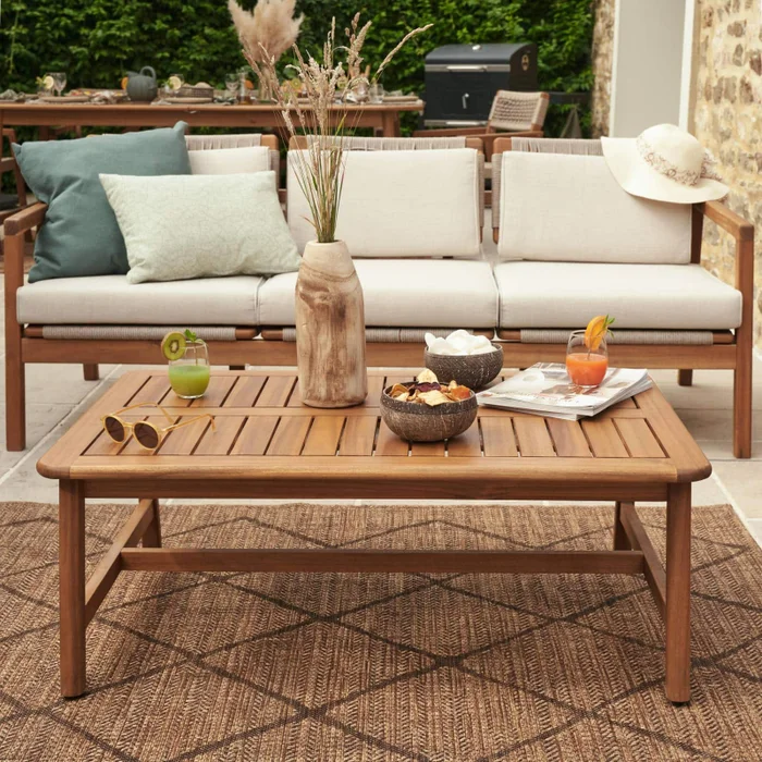 Mesa de Centro Oasis en Marrón - Muebles para el exterior, Uruguay | Naterial Uruguay