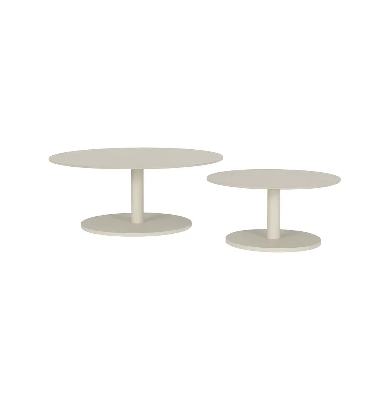 MESAS BAJAS MANANTIALES EXTERIOR SET X2 D60/D80 GRIS en Gris - Muebles para el exterior, Uruguay | Masinfinito Casa