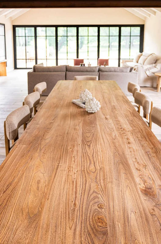 MESA COMEDOR ATHENA - 3.00 X 1.00 MTS en Madera natural - Mesas de comedor, Uruguay | La Iberica, vista 8