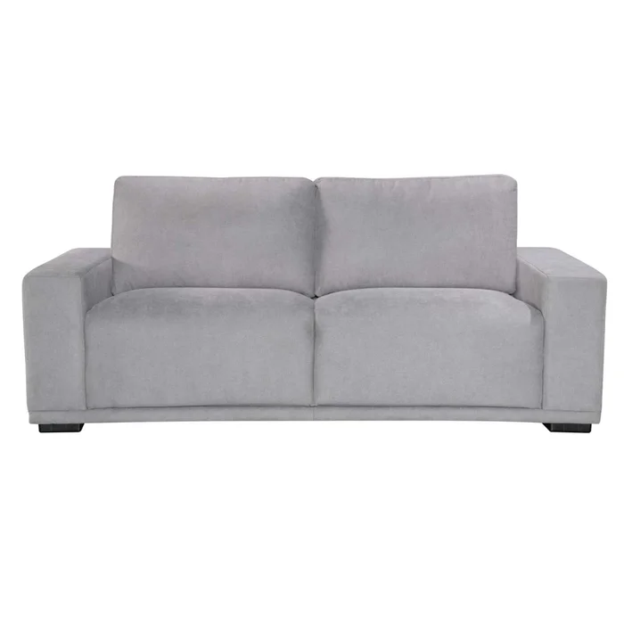 Sofá 3 Cuerpos Tela Gris Westly en Gris - Sillones y sofás, Uruguay | Divino, vista 2
