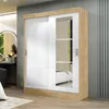 Ropero 2 Puertas Corredizas Mdp 2 Cajones 6 Estantes - Roperos y placares, Uruguay | Muebles Express, vista 2 de 4
