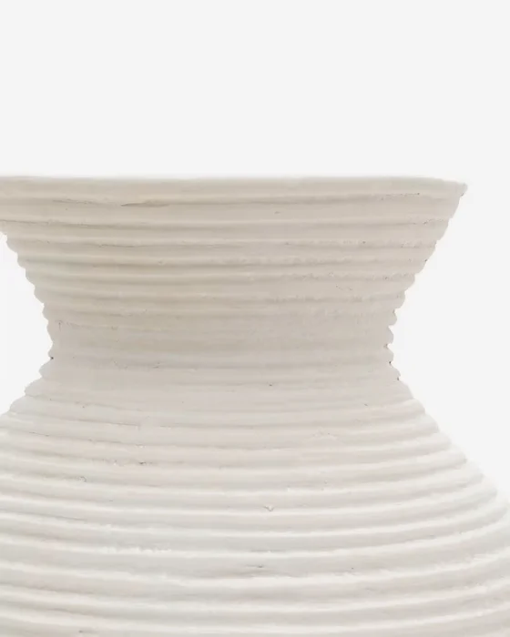 Jarrón Pria de papel maché blanco - 51 cm en Blanco - Jarrones, Uruguay | Kavehome, vista 3