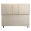 Respaldo Cabecera 2 plazas - Gold - Tela Suede en Beige - Respaldos de cama, Uruguay | Delta Center, vista 1 de 3