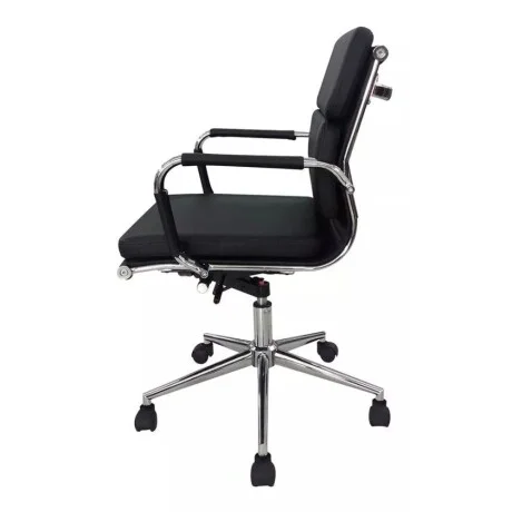 Silla de oficina Zaphiro en Negro - Sillas de escritorio, Uruguay | La Cueva Muebles, vista 12