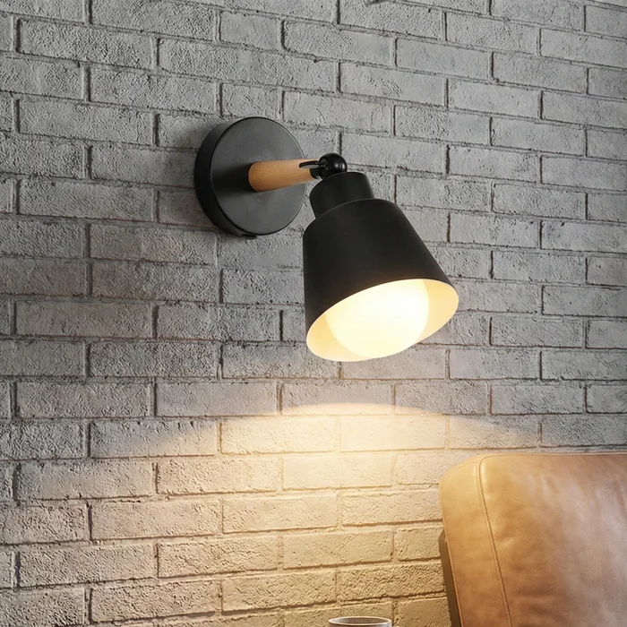 Aplique de Pared Nora Dark en Negro - Iluminación, Uruguay | La Perla, vista 2