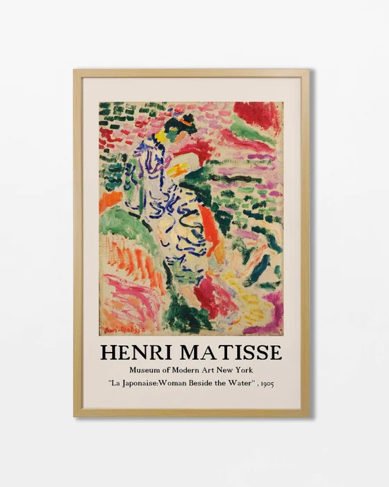 Henri Matisse - La Japonaise en Multicolor - Láminas, Uruguay | La Cuadrería