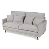 Sofá Realeza - Tela Microfibra - 2 cuerpos - 12073 (Greige) en Beige - Sillones y sofás, Uruguay | NYR, vista 6 de 6