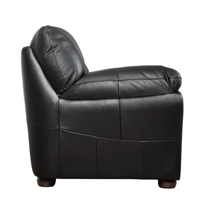 Sillón 2 Cuerpos Cuero Negro Florencia en Negro - Sillones y sofás, Uruguay | Divino, vista 5