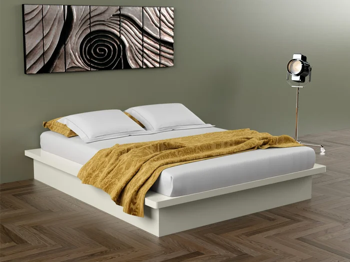 Cama Estructura Lima en Marron, Blanco - Dormitorio, Uruguay | Casa Brava, vista 2