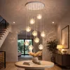 Colgante led 9 esferas efecto flotante 9*5W en Blanco - Lámparas colgantes, Uruguay | Iluminica, vista 5 de 6
