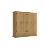Ropero 4 Puertas - Madera Maciza - Línea Monterrey - Nogal - Roperos y placares, Uruguay | Ecowood, vista 4 de 4