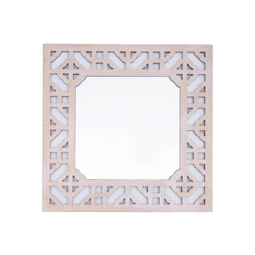 ESPEJO DIFERENTES FORMAS 40x40CM MADERA - Espejos, Uruguay | Decohogar