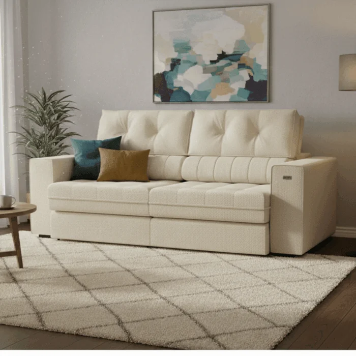 Sofa Egada-juno 2.60mt en Sofa Egada-Juno Arena, Sofa Egada-Juno Fendi - Sillones y sofás, Uruguay | Casa Brava, vista 2