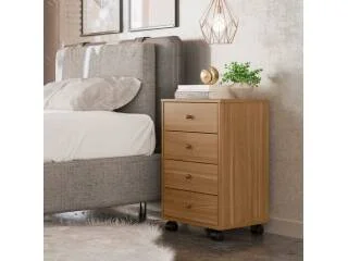 CAJONERA 4P PRESENCE - ALMENDRA/GRAFITO en Almendra/Grafito - Escritorios, Uruguay | Quesal, vista 12