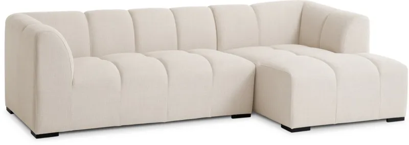 Sofá ALLESE chaise longue derecha beige en Beige - Sillones y sofás, Uruguay | JYSK