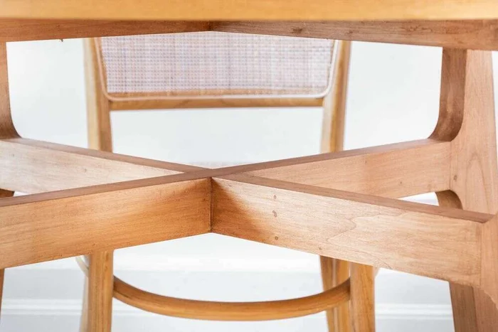 MESA COMEDOR DINAMARCA - 1.10 MTS - ALAMO NATURAL en Madera natural - Mesas de comedor, Uruguay | La Iberica, vista 5
