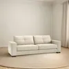 SOFA 100% CUERO - 3 CUERPOS - MODELO DOMINI - PERLA MATE en Perla - Sillones y sofás, Uruguay | Champagne Home, vista 2 de 5