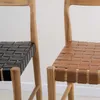 Banquetas en teca y cuero negro en Negro - Butacas, banquetas y puffs, Uruguay | Entrecasa, vista 6 de 6