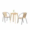 Sillas Símil Rattan con Mesa de Eucaliptus - Nassau - Beige en Beige - Muebles para el exterior, Uruguay | Rústico Hogar, vista 1 de 5