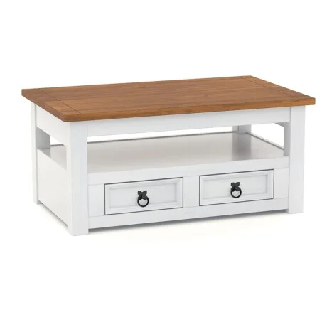 Promo Rack de Tv + Mesa Ratona Articulada Linea Naturale - Blanco/Roble en Multicolor - Muebles para TV, Uruguay | La Cueva Muebles, vista 10