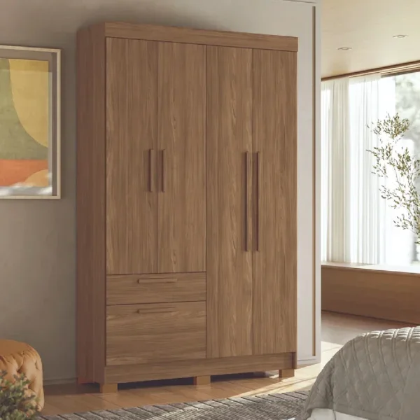 Ropero Londrina 4.2 en Madera natural - Roperos y placares, Uruguay | Palermo Casa Deco