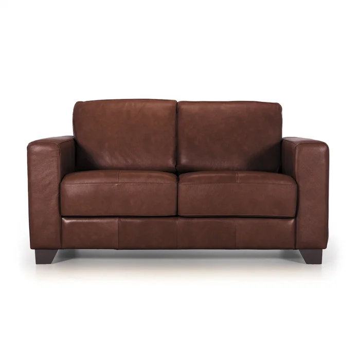 Sofá Napoli - Cuero Básico - 2 cuerpos - New Brown en Marrón - Sillones y sofás, Uruguay | NYR, vista 2