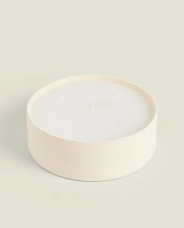 VELA DECORATIVA CERÁMICA en Off-white - Velas y Portavelas, Uruguay | Zara Home, vista 3