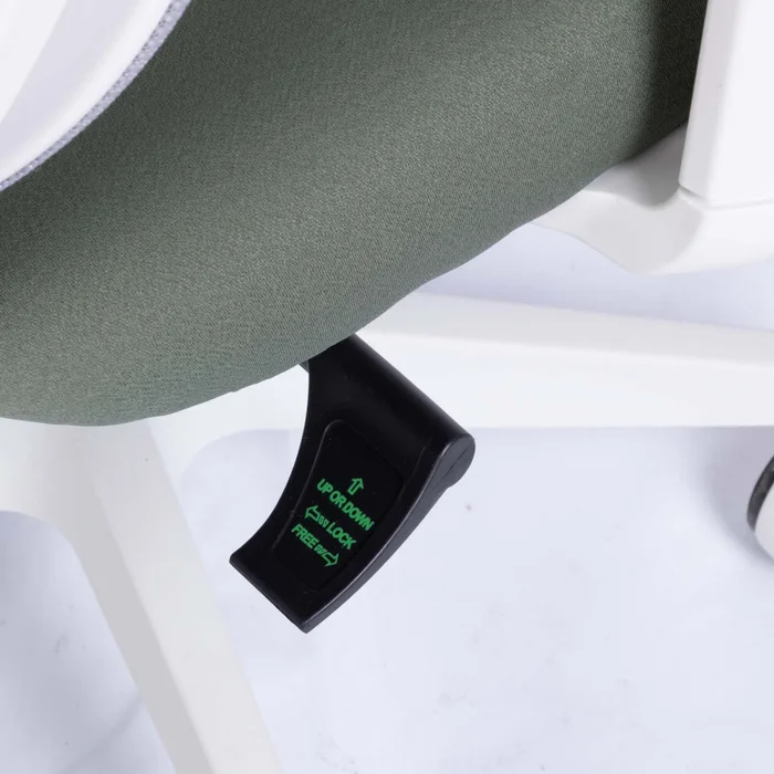 Silla De Oficina Malla Blanco Damasco en Verde oliva - Sillas de escritorio, Uruguay | Divino, vista 8