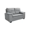 Juego De Living Sillón 2 Cuerpos Tapizado Tela Chenille en Gris - Sillones y sofás, Uruguay | Soy Hogar, vista 1 de 4