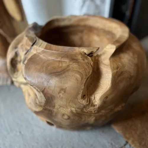 Macetero madera teca Ruang - Decoración, Uruguay | Balihai