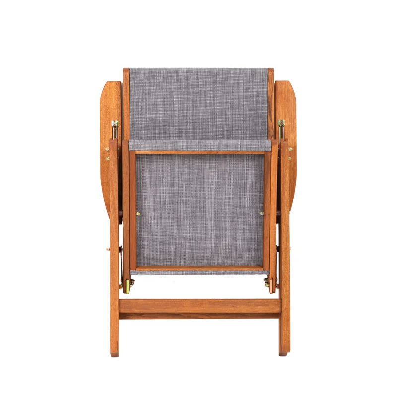 Silla Reclinable Madera Gris Playacar en Gris - Muebles para el exterior, Uruguay | Divino, vista 5