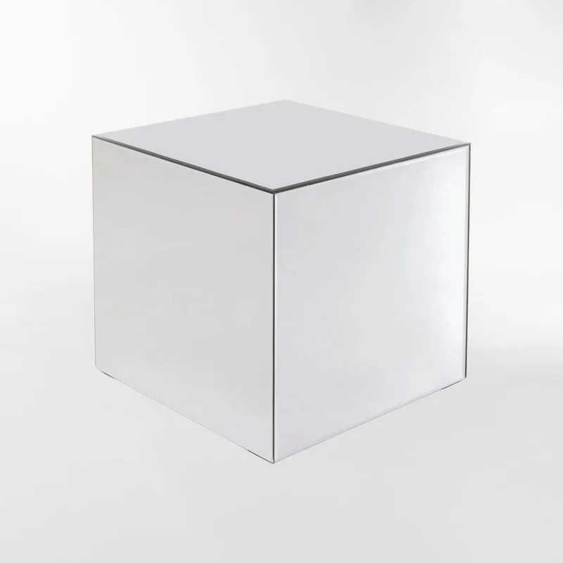 MESA AUXILIAR LUXY MIRROR Plateado CUADRADO/A en plateado (espejo). - Garantía: 1 año. Productos que te pueden interesar MESA AUX - Mesas de comedor, Uruguay | Viasono, vista 3