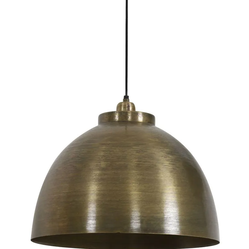LÁMPARA DE COLGAR D30X26 KYLIE BRONCE ANTIGUO en Dorado - Lámparas colgantes, Uruguay | Masinfinito Casa
