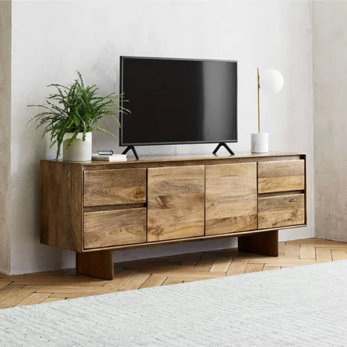 Rack Aguas Dulces en Madera natural - Muebles para TV, Uruguay | Decoquadra, vista 2