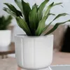 MACETA SPELLO PILASTRI BLANCA 15X15CM en Blanco - Macetas, Uruguay | Decohogar, vista 3 de 4