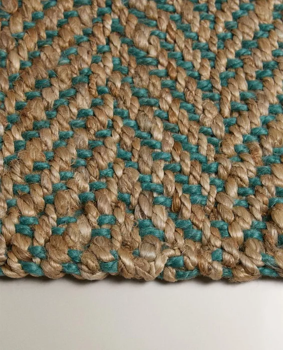 FELPUDO YUTE ESPIGA en Multicolor - Alfombras, Uruguay | Zara Home, vista 3