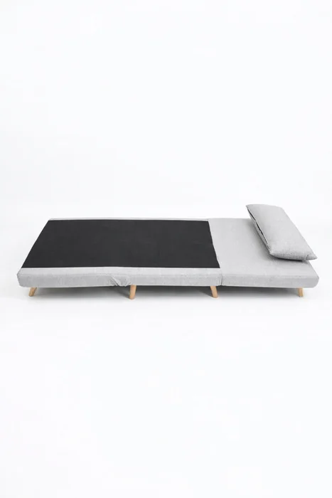 Sofá Cama, 1 Plaza Marie - Gris Medio en Gris, Uruguay | Indian, vista 4