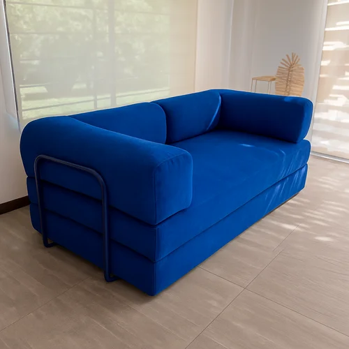 Sofá Teddy - Hydroproof (Tonos verdes y azules) en Verde - Sillones y sofás, Uruguay | Bloop Home, vista 4