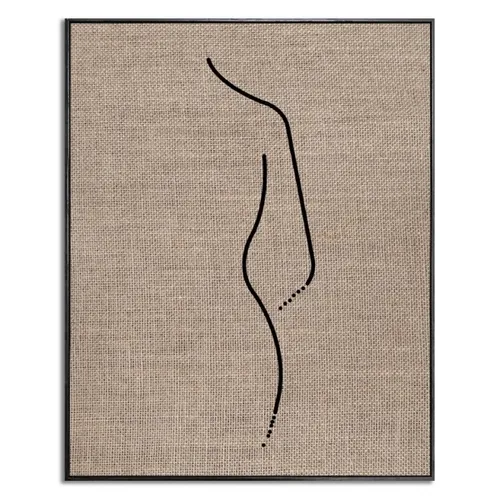 CUADRO CANVAS 40x50cm MARCO SILUETA ARPILLERA 2 - Decoración de pared, Uruguay | Decohogar